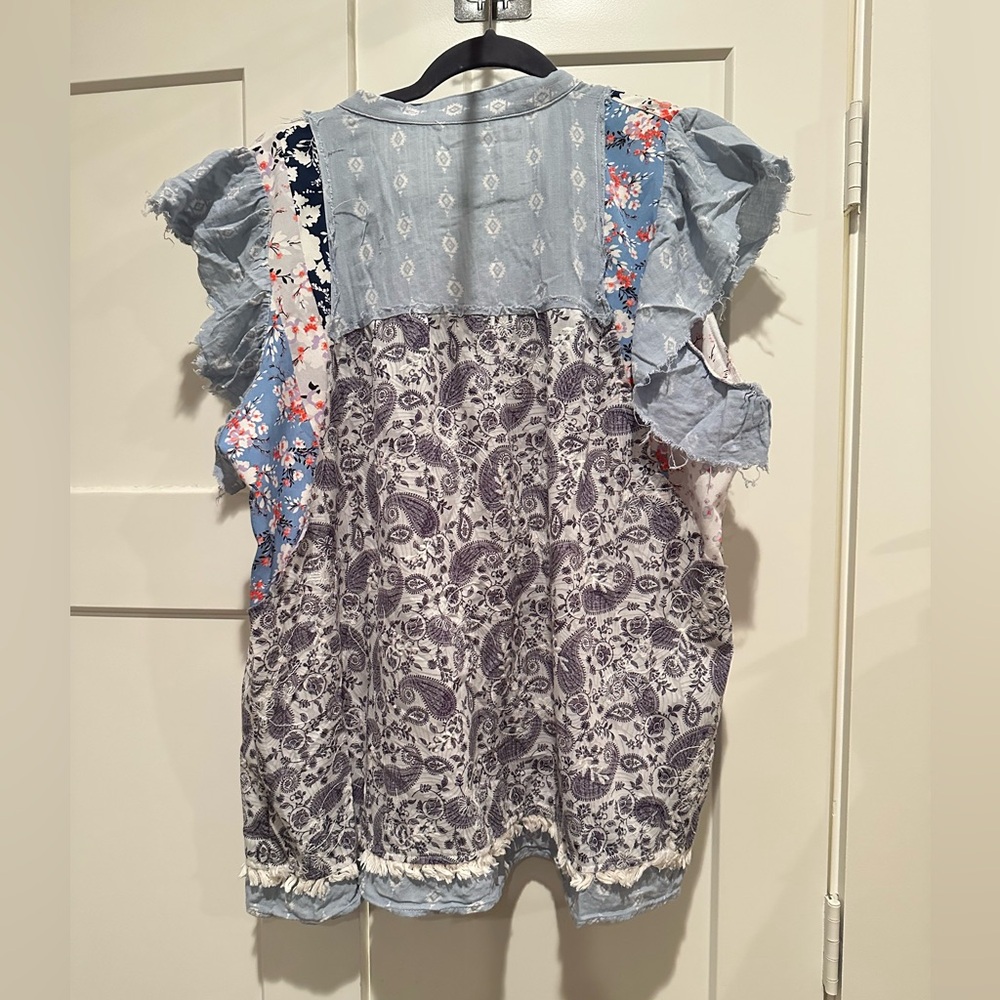 Bohemian patchwork top - Picture 9 of 9